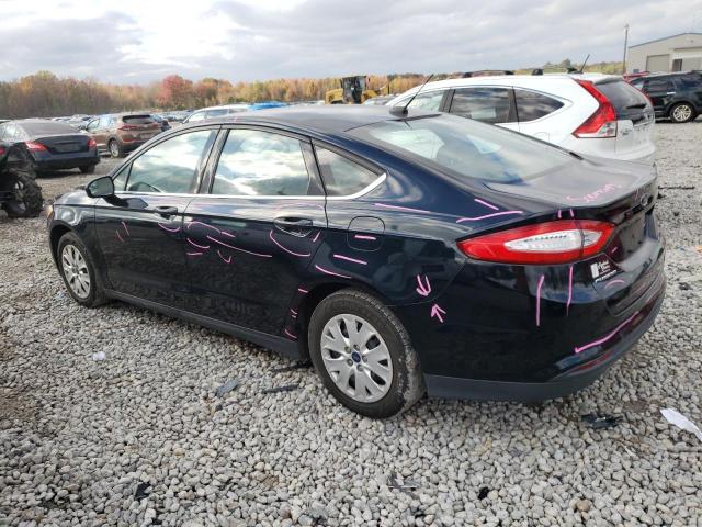 3FA6P0G71ER265807 - 2014 FORD FUSION S BLACK photo 2