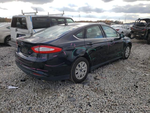 3FA6P0G71ER265807 - 2014 FORD FUSION S BLACK photo 3