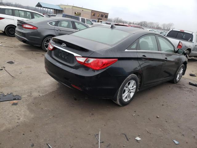 5NPEB4AC5DH795619 - 2013 HYUNDAI SONATA GLS BLACK photo 3