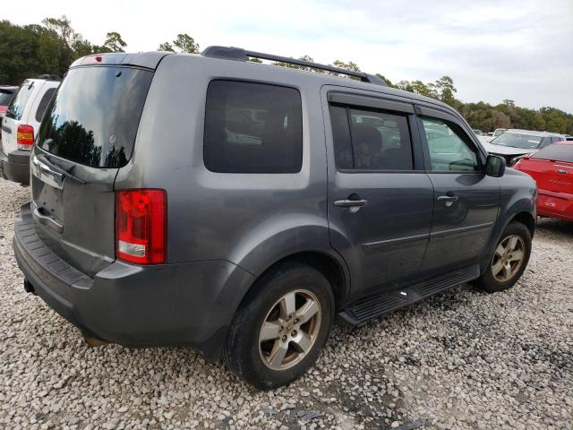 5FNYF3H63BB056059 - 2011 HONDA PILOT EXL GRAY photo 3