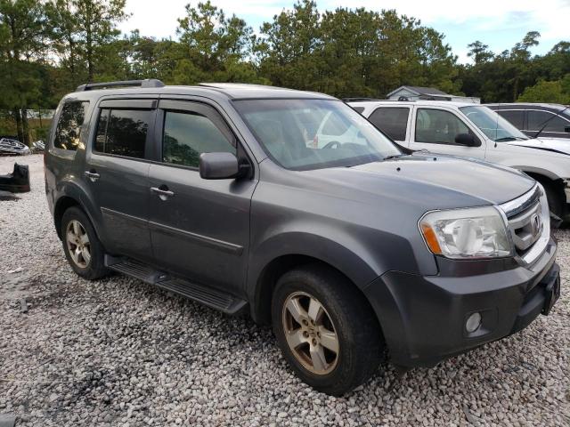 5FNYF3H63BB056059 - 2011 HONDA PILOT EXL GRAY photo 4