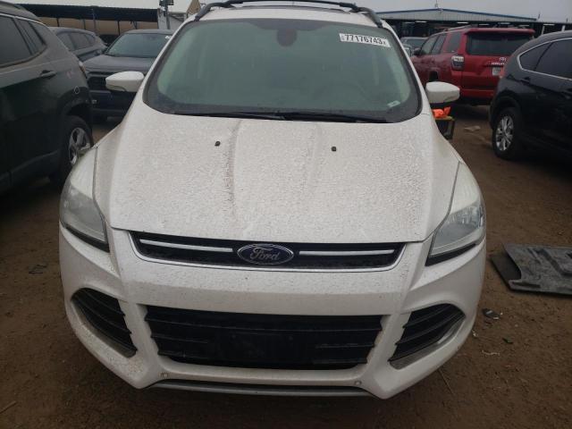 1FMCU9H95DUC24206 - 2013 FORD ESCAPE SEL WHITE photo 5