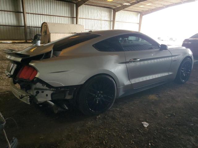 1FA6P8CF6F5399664 - 2015 FORD MUSTANG GT SILVER photo 3