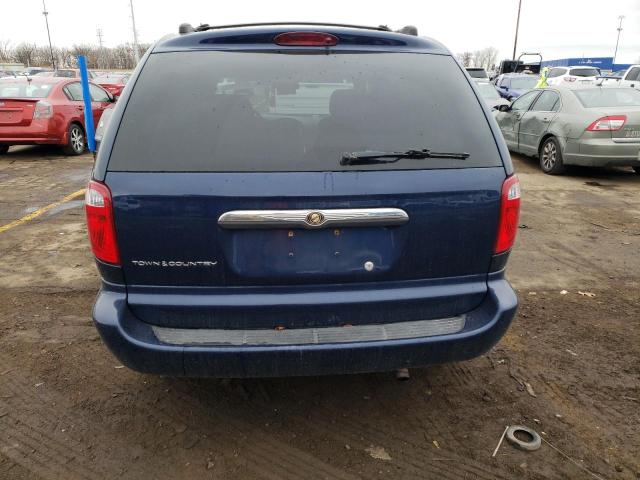 1A4GP45R86B550269 - 2006 CHRYSLER TOWN & COU ლურჯი ფოტო 6