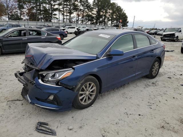 5NPE24AF2KH816806 - 2019 HYUNDAI SONATA SE BLUE photo 1