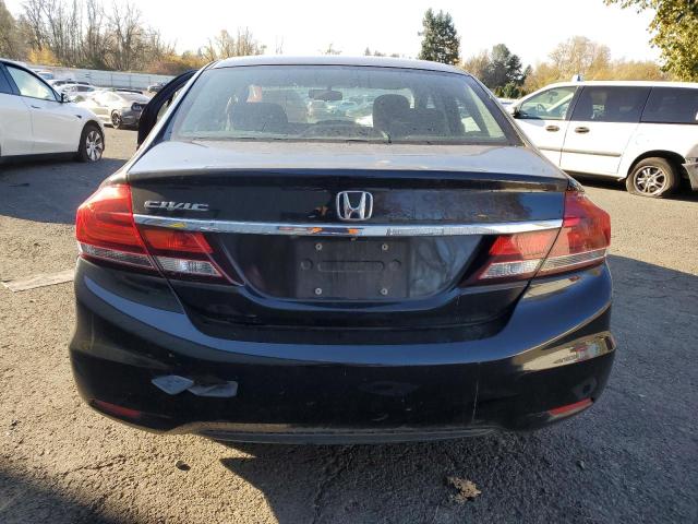 2HGFB2F5XDH567080 - 2013 HONDA CIVIC LX BLACK photo 6