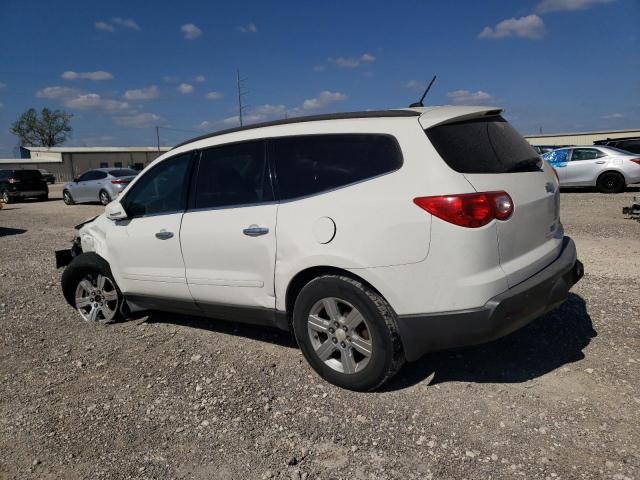 1GNKRGED9BJ337192 - 2011 CHEVROLET TRAVERSE LT WHITE photo 2