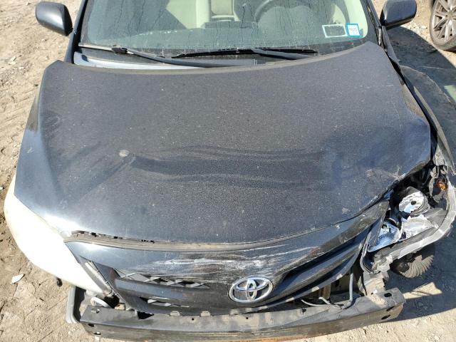 2T1BU4EE1BC605484 - 2011 TOYOTA COROLLA BASE BLACK photo 11