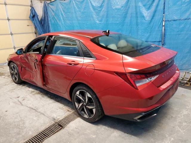 KMHLP4AG5MU116008 - 2021 HYUNDAI ELANTRA LIMITED RED photo 2