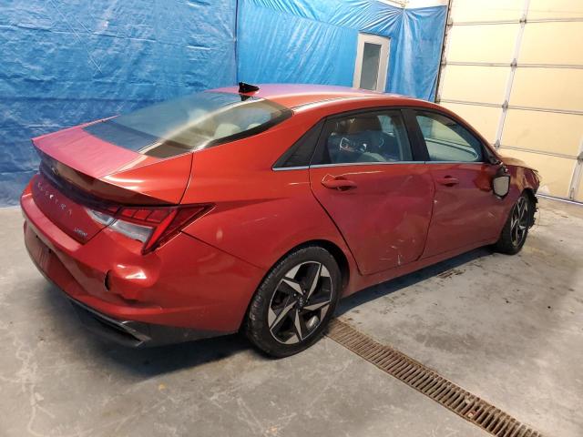 KMHLP4AG5MU116008 - 2021 HYUNDAI ELANTRA LIMITED RED photo 3