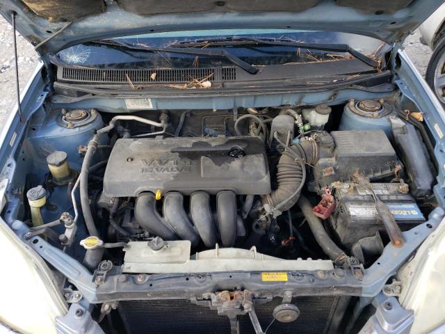2T1KR32E03C104586 - 2003 TOYOTA COROLLA MA XR BLUE photo 11