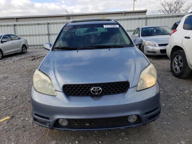 2T1KR32E03C104586 - 2003 TOYOTA COROLLA MA XR BLUE photo 5