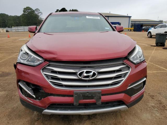 5XYZT3LB8HG392227 - 2017 HYUNDAI SANTA FE S RED photo 5