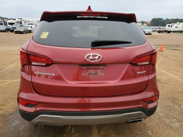 5XYZT3LB8HG392227 - 2017 HYUNDAI SANTA FE S RED photo 6