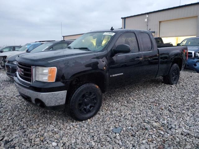 2GTEK19J181160017 - 2008 GMC SIERRA K1500 BLACK photo 1