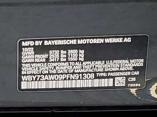 WBY73AW09PFN91308 - 2023 BMW I4 EDRIVE4 Gri fotoğraf 12