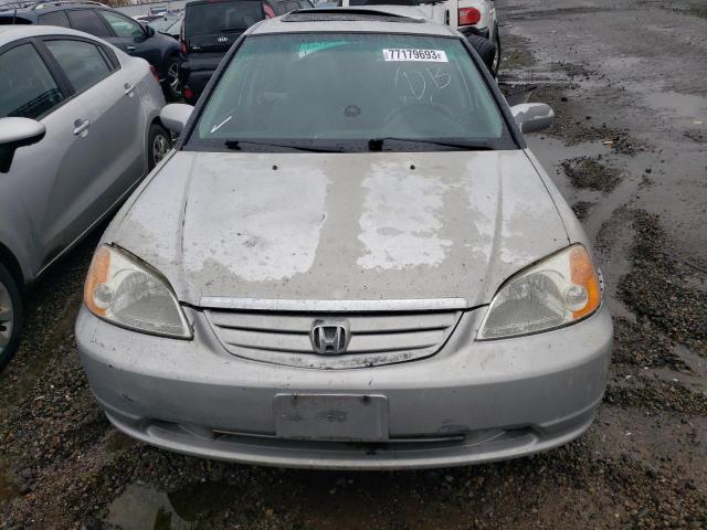 JHMES26751S005344 - 2001 HONDA CIVIC EX SILVER photo 5