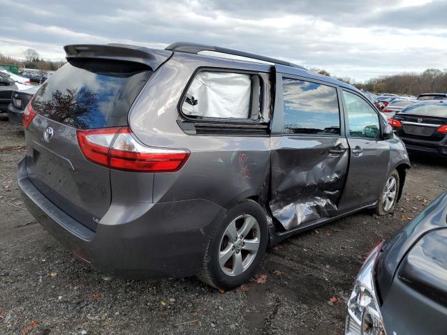 5TDKK3DC5FS683733 - 2015 TOYOTA SIENNA LE GRAY photo 3