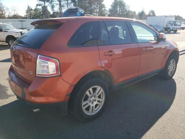 2FMDK49C27BA79918 - 2007 FORD EDGE SEL PLUS ORANGE photo 3