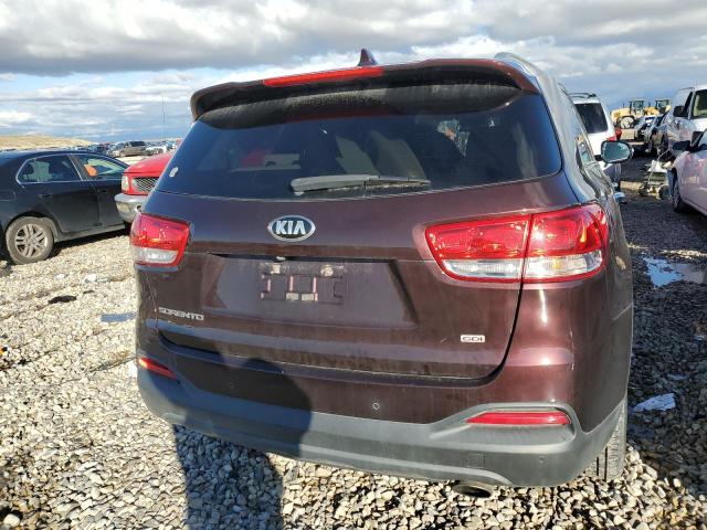 5XYPGDA38GG048330 - 2016 KIA SORENTO LX BURGUNDY photo 6