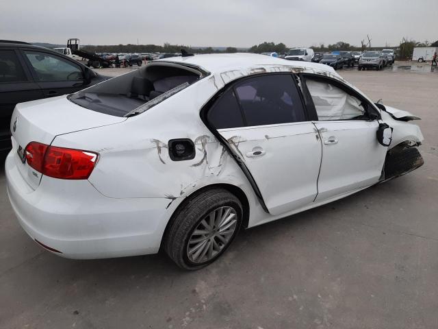 3VWL07AJ9EM445285 - 2014 VOLKSWAGEN JETTA SEL WHITE photo 3