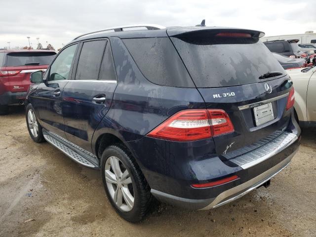4JGDA5HB7DA202685 - 2013 MERCEDES-BENZ ML 350 4MATIC BLUE photo 2