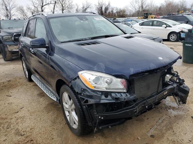 4JGDA5HB7DA202685 - 2013 MERCEDES-BENZ ML 350 4MATIC BLUE photo 4