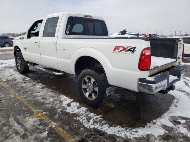 1FT8W3BT5DEB60006 - 2013 FORD F350 SUPER DUTY WHITE photo 2