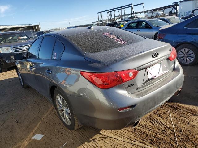 JN1CV7AR1GM251023 - 2016 INFINITI Q50 BASE GRAY photo 2