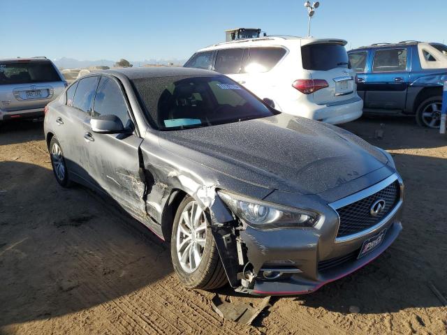 JN1CV7AR1GM251023 - 2016 INFINITI Q50 BASE GRAY photo 4