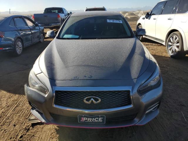 JN1CV7AR1GM251023 - 2016 INFINITI Q50 BASE GRAY photo 5