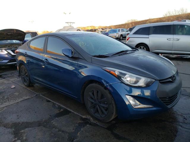 KMHDH4AE1GU622178 - 2016 HYUNDAI ELANTRA SE BLUE photo 4