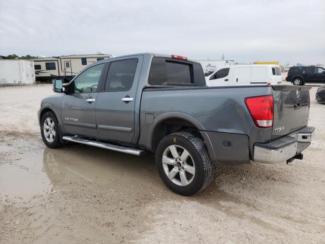 1N6BA0ED7DN305020 - 2013 NISSAN TITAN S GRAY photo 2