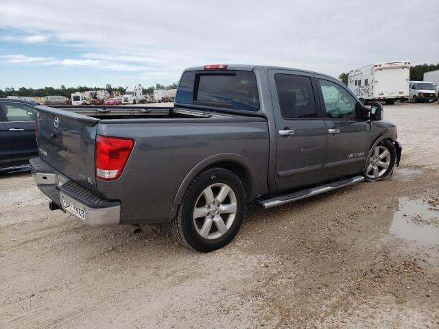 1N6BA0ED7DN305020 - 2013 NISSAN TITAN S GRAY photo 3