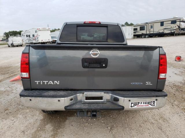 1N6BA0ED7DN305020 - 2013 NISSAN TITAN S GRAY photo 6