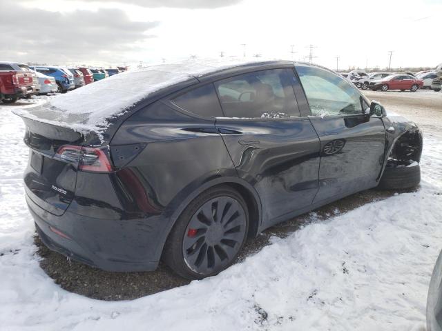 7SAYGDEF4NF490327 - 2022 TESLA MODEL Y BLACK photo 3