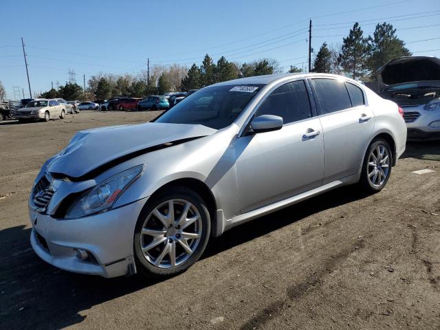 JN1CV6AR2CM975310 - 2012 INFINITI G37 SILVER photo 1