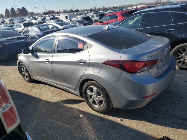 5NPDH4AE4FH561423 - 2015 HYUNDAI ELANTRA SE GRAY photo 2