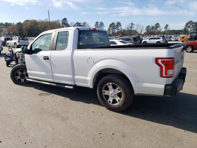 1FTEX1CP0GFB20341 - 2016 FORD F150 SUPER CAB WHITE photo 2