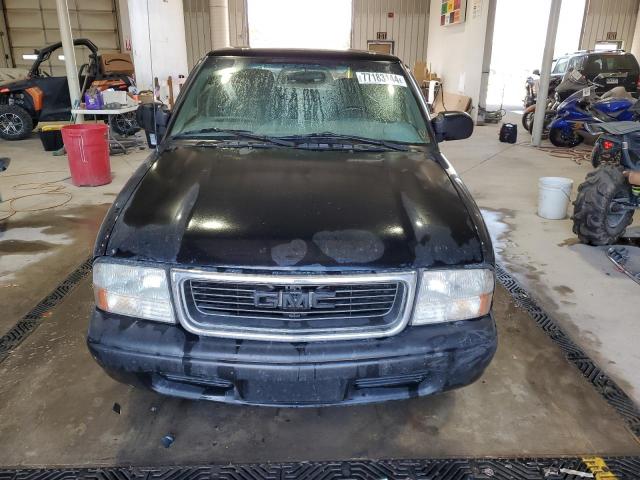 1GTCS19W728165469 - 2002 GMC SONOMA BLACK photo 5