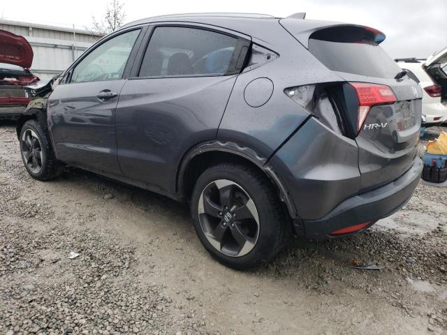 3CZRU6H77JM722610 - 2018 HONDA HR-V EXL GRAY photo 2