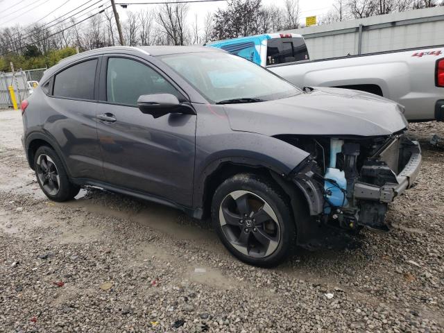 3CZRU6H77JM722610 - 2018 HONDA HR-V EXL GRAY photo 4