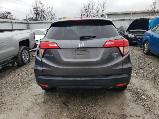 3CZRU6H77JM722610 - 2018 HONDA HR-V EXL GRAY photo 6