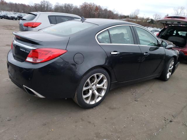 2G4GV5GV9C9175934 - 2012 BUICK REGAL GS BLACK photo 3