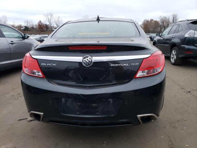 2G4GV5GV9C9175934 - 2012 BUICK REGAL GS BLACK photo 6