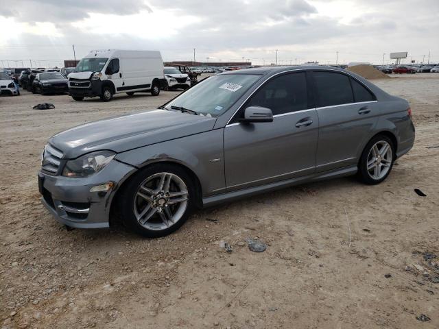 WDDGF5HBXCR210109 - 2012 MERCEDES-BENZ C 350 GRAY photo 1