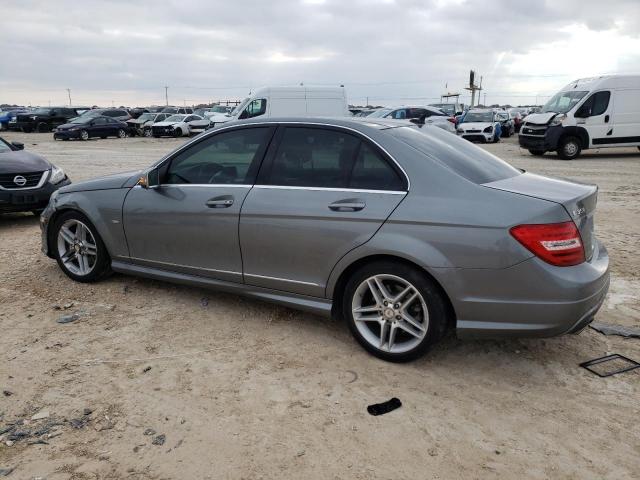 WDDGF5HBXCR210109 - 2012 MERCEDES-BENZ C 350 GRAY photo 2