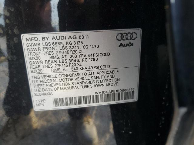 WA1DGAFE1BD008376 - 2011 AUDI Q7 PRESTIGE 黑色 照片 13