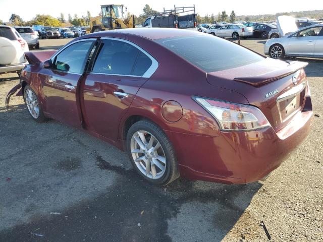 1N4AA5AP5CC833571 - 2012 NISSAN MAXIMA S BURGUNDY photo 2