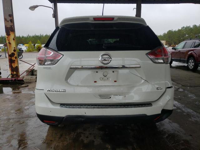 5N1AT2MT5FC781368 - 2015 NISSAN ROGUE S WHITE photo 6